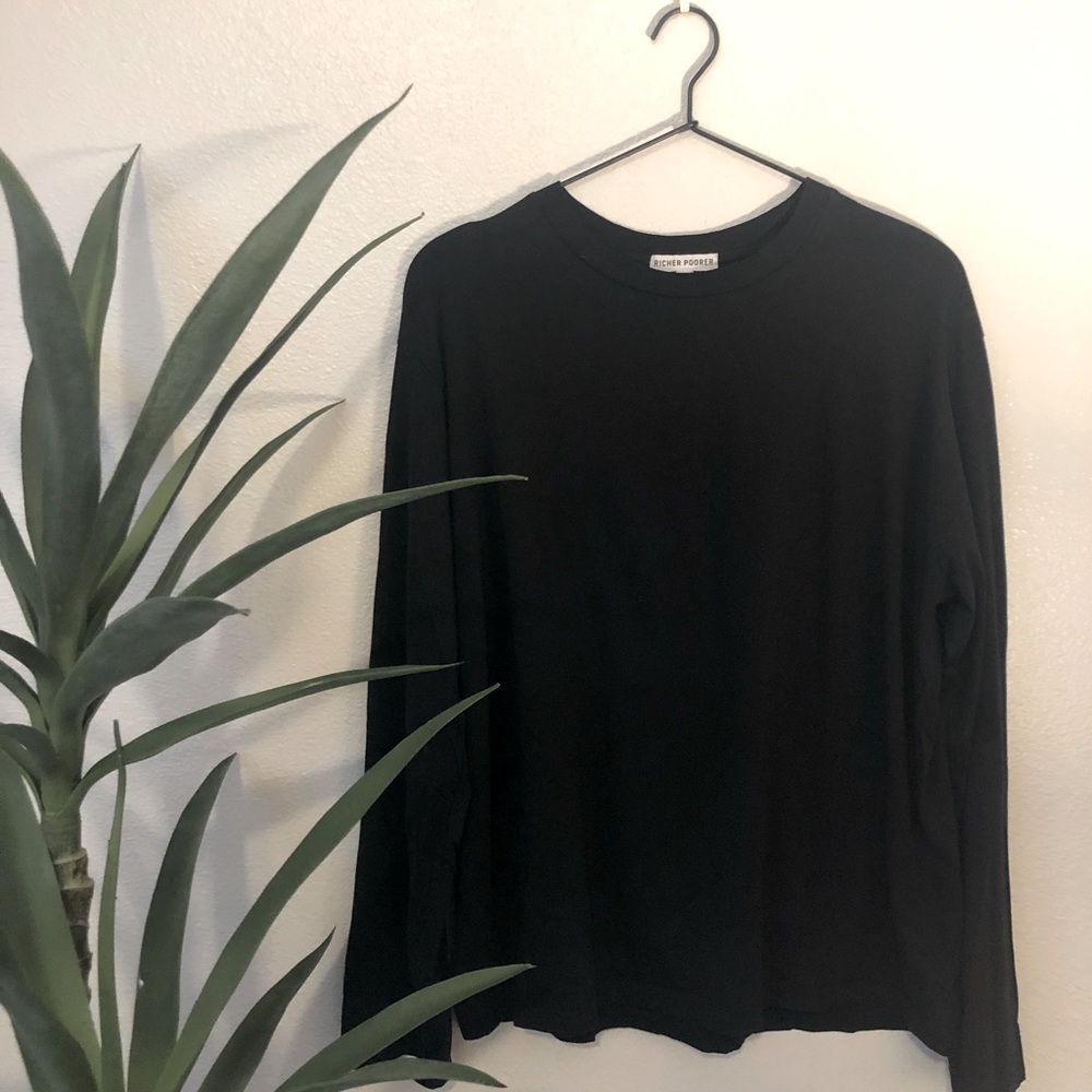 Pima Cotton Long Sleeve Top